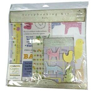 DaySpring Chapters of Life Baby Scrapbooking Kit‎ Religious Bible Verse Craft